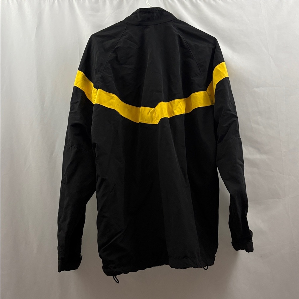 US Army APFU PT Jacket Black Yellow X-large Short Military Physical Fitness - Picture 9 of 9